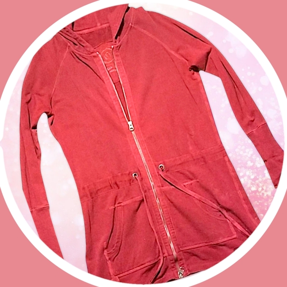 Gap XL Full Zip Hoodie w Pockets & Adjustable Drawstring Waist Double End Zipper - Picture 12 of 14